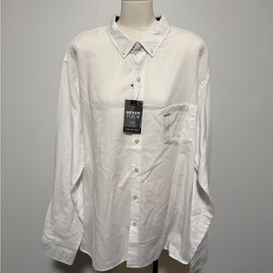 Van Heusen *SLIM FIT* Classic White Casual Button-Down Shirt
